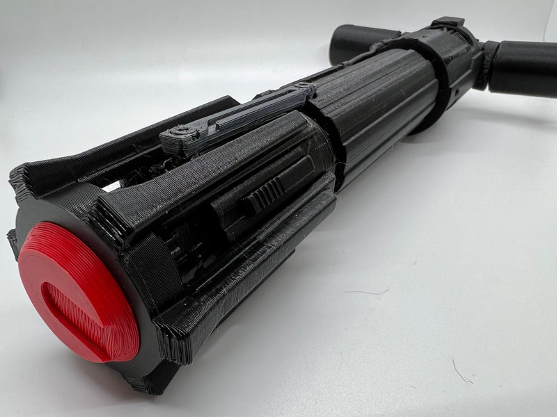 Kylo Ren's Lightsaber | No Paint Required | 3D Printed | Galaxy's Edge | Clone Wars | Lightsaber Display Mount on Desk or Wall