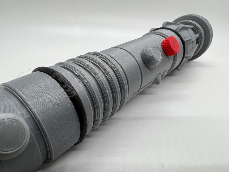 Darth Maul Lightsaber | No Paint Required | 3D Printed | Galaxy's Edge | Clone Wars | Lightsaber Display Mount on Desk or Wall