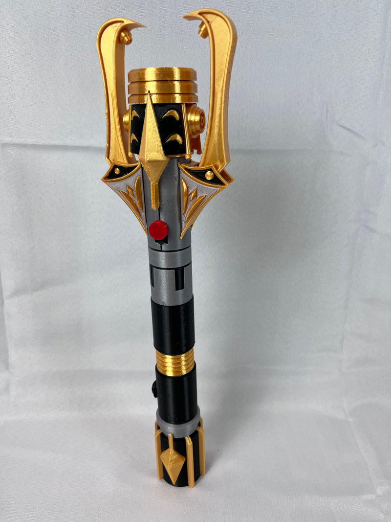 Stellan Gios' Lightsaber from the High Republic | No Paint Required | 3D Printed | Galaxy's Edge | Lightsaber Display Mount on Desk or Wall