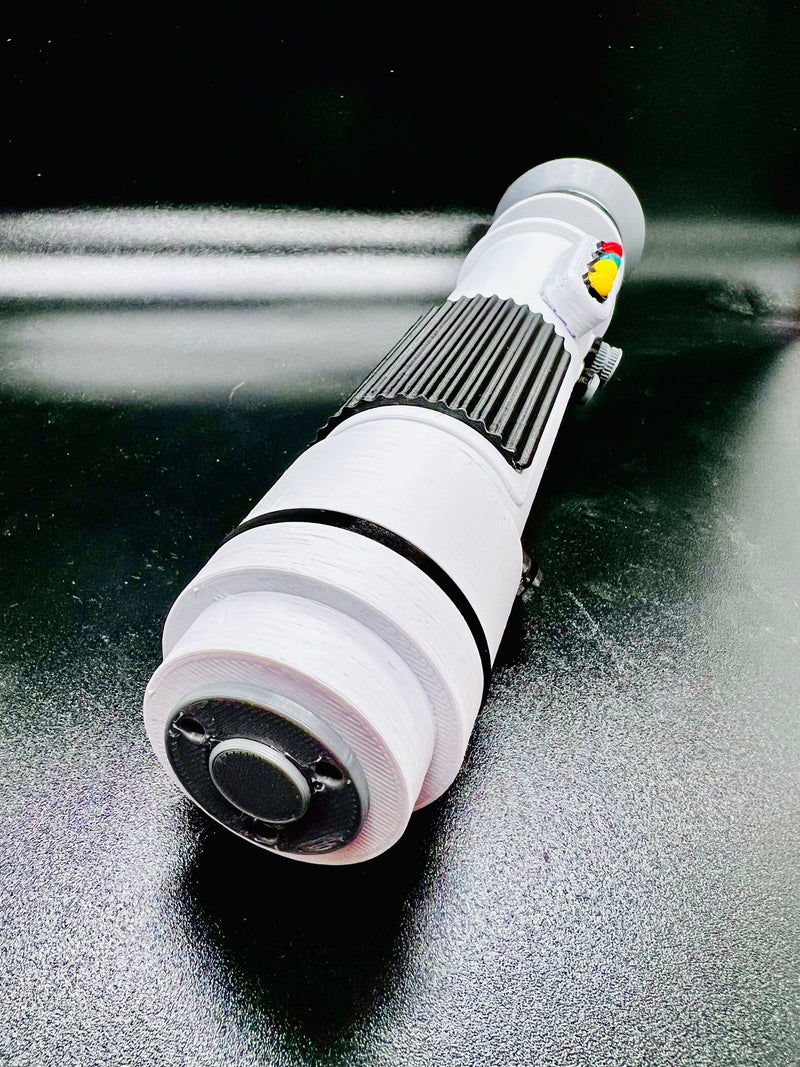 Stormtrooper Lightsaber | No Paint Required | 3D Printed | Galaxy's Edge | Clone Wars | Lightsaber Display Mount on Desk or Wall