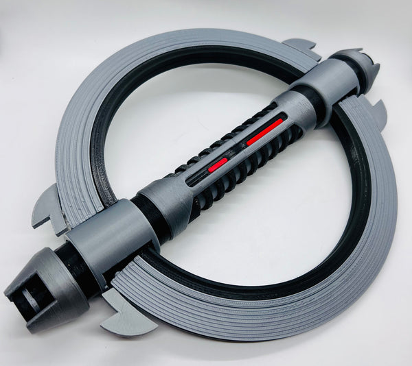 Grand Inquisitor Lightsaber | No Paint Required | 3D Printed | Galaxy's Edge | Clone Wars | Lightsaber Display Mount on Desk or Wall