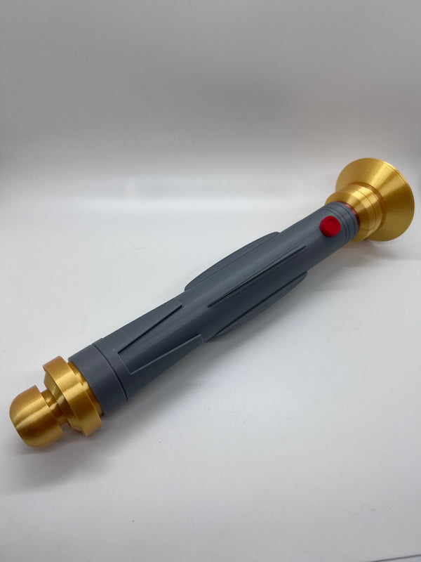 Jocasta Nu Lightsaber | No Paint Required | 3D Printed | Galaxy's Edge | Clone Wars | Lightsaber Display Mount on Desk or Wall