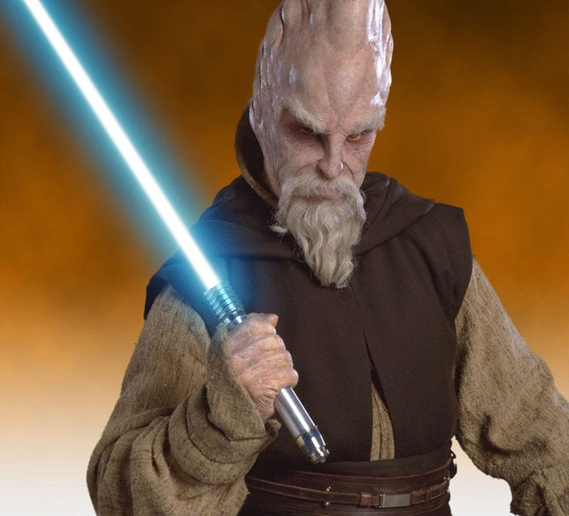 Ki-Adi Mundi's Lightsaber | No Paint Required | 3D Printed | Galaxy's Edge | Clone Wars | Lightsaber Display Mount on Desk or Wall