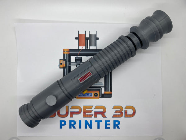 Aayla Secura's Lightsaber | No Paint Required | 3D Printed | Galaxy's Edge | Clone Wars | Lightsaber Display Mount on Desk or Wall