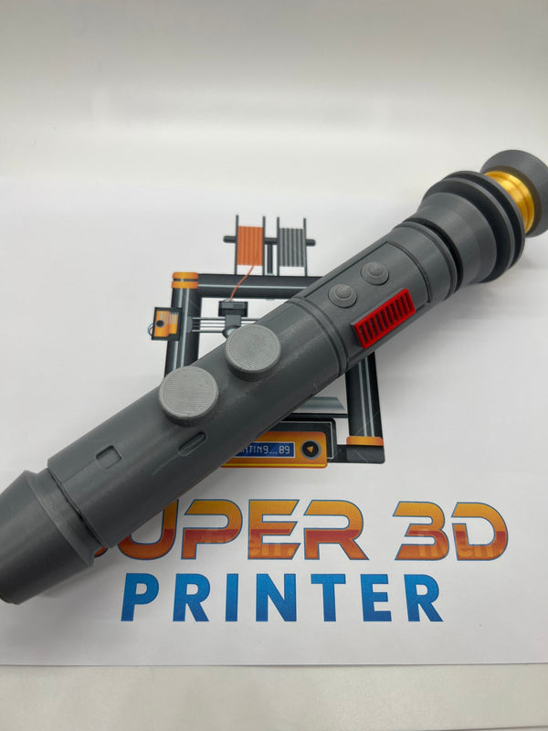Shaak Ti's Lightsaber | No Paint Required | 3D Printed | Galaxy's Edge | Clone Wars | Lightsaber Display Mount on Desk or Wall