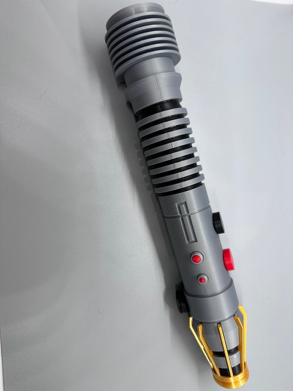 Luminara Undulli’s Lightsaber | No Paint Required | 3D Printed | Galaxy's Edge | Clone Wars | Lightsaber Display Mount on Desk or Wall