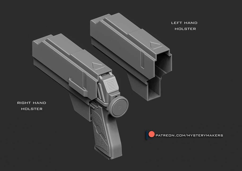 DC-17 Blaster Toy | Fully Assembled | No Paint Required | 3D Printed | Galaxy's Edge | Clone Wars | Captain Rex | Movie Prop| Non-Functional