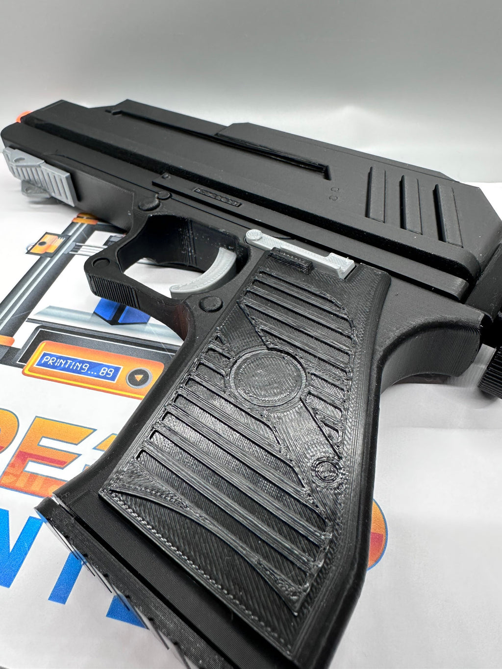 DC-17 Blaster Toy | Fully Assembled | No Paint Required | 3D Printed | Galaxy's Edge | Clone Wars | Captain Rex | Movie Prop| Non-Functional