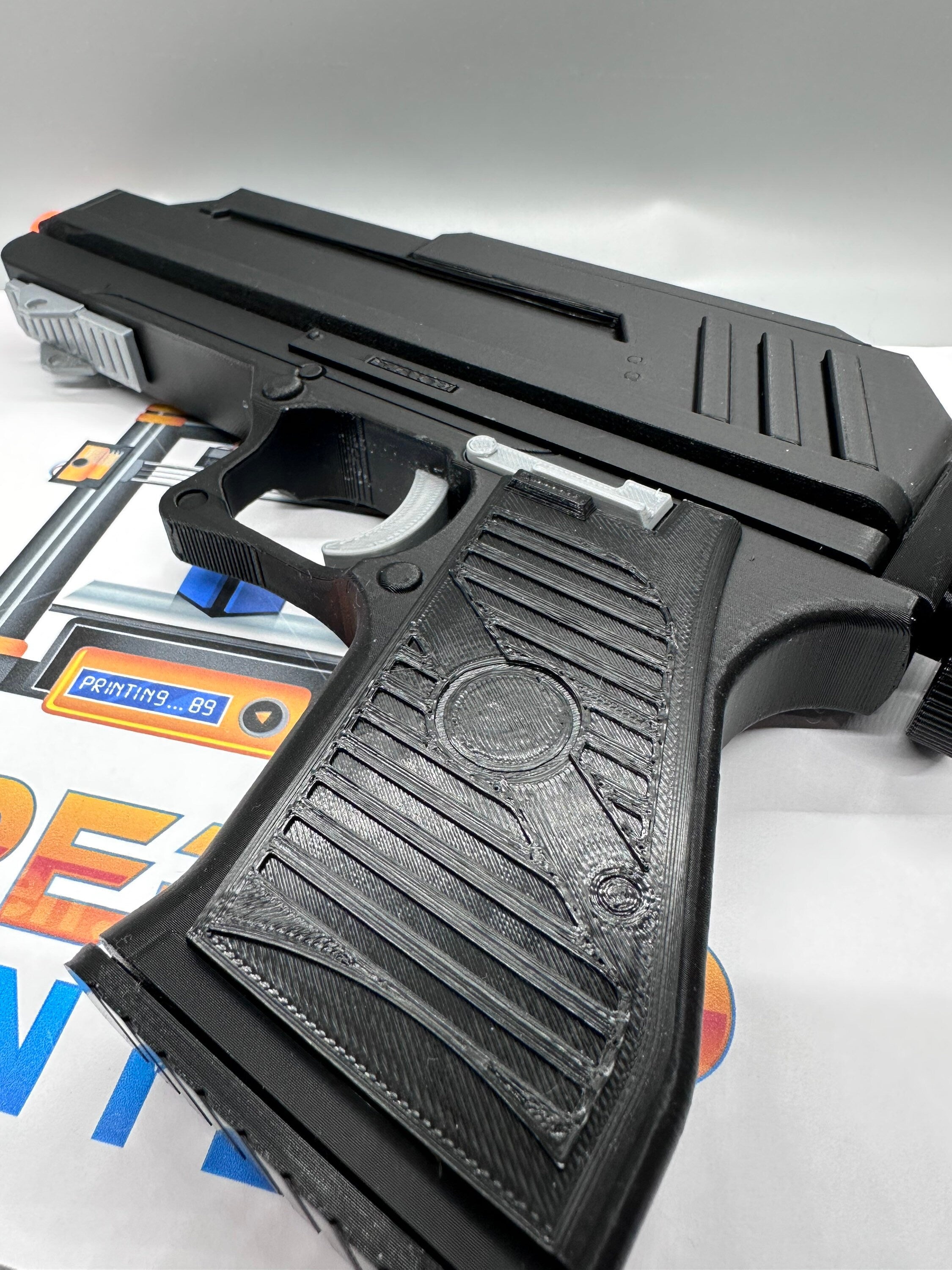 DC-17 Blaster Toy | Fully Assembled | No Paint Required | 3D Printed | Galaxy's Edge | Clone Wars | Captain Rex | Movie Prop| Non-Functional