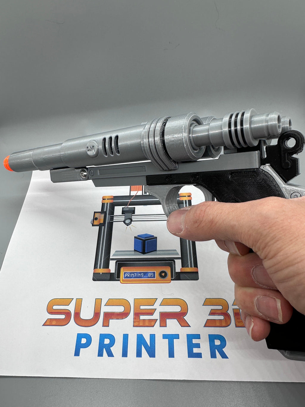Qi'ra's Blaster Toy | Fully Assembled | No Paint Required | S-195 | 3D Printed | Galactic Civil War | Solo | Movie Prop| Non-Functional