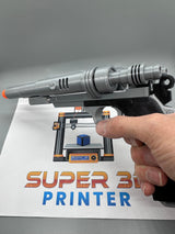 Qi'ra's Blaster Toy | Fully Assembled | No Paint Required | S-195 | 3D Printed | Galactic Civil War | Solo | Movie Prop| Non-Functional