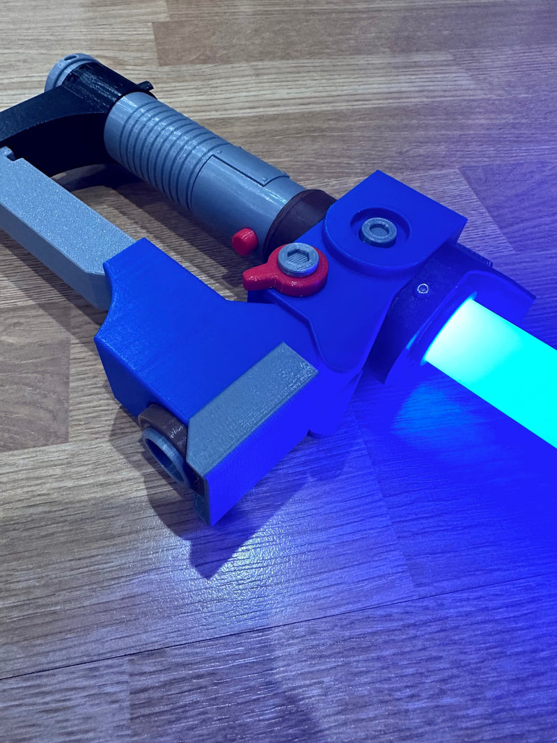 Working Light Up Ezra Bridger's Lightsaber with Sound | No Paint Required | 3D Printed | Rebel Alliance | Lightsaber Display Mount Offered