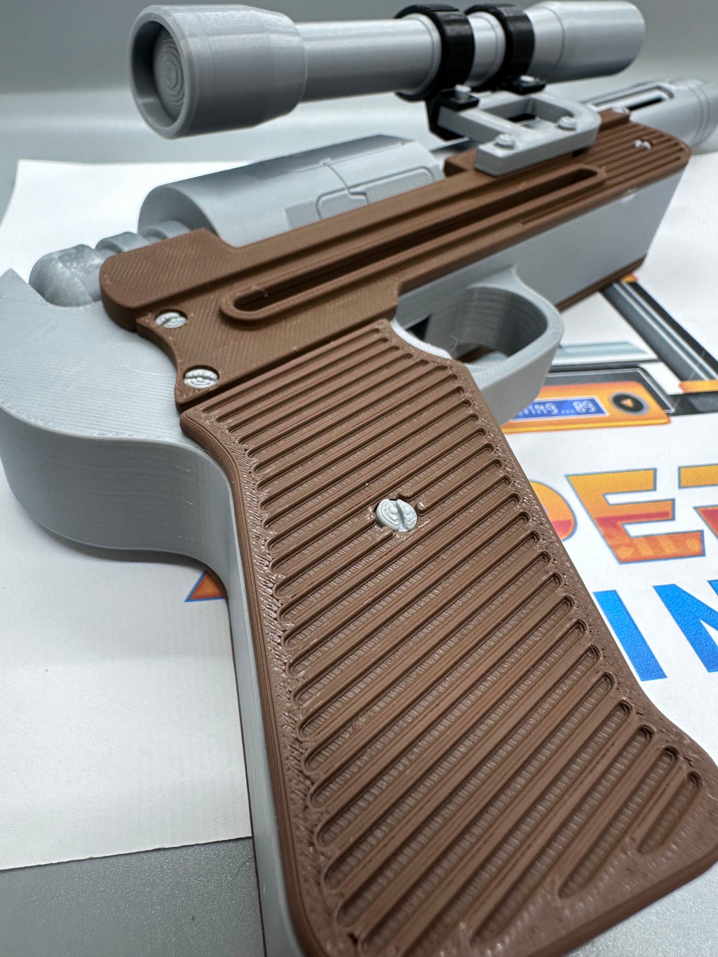 DT-29 Blaster Toy | Fully Assembled | No Paint Required | 3D Printed | Galactic Empire | Director Krennic | Movie Prop | Non-Functional