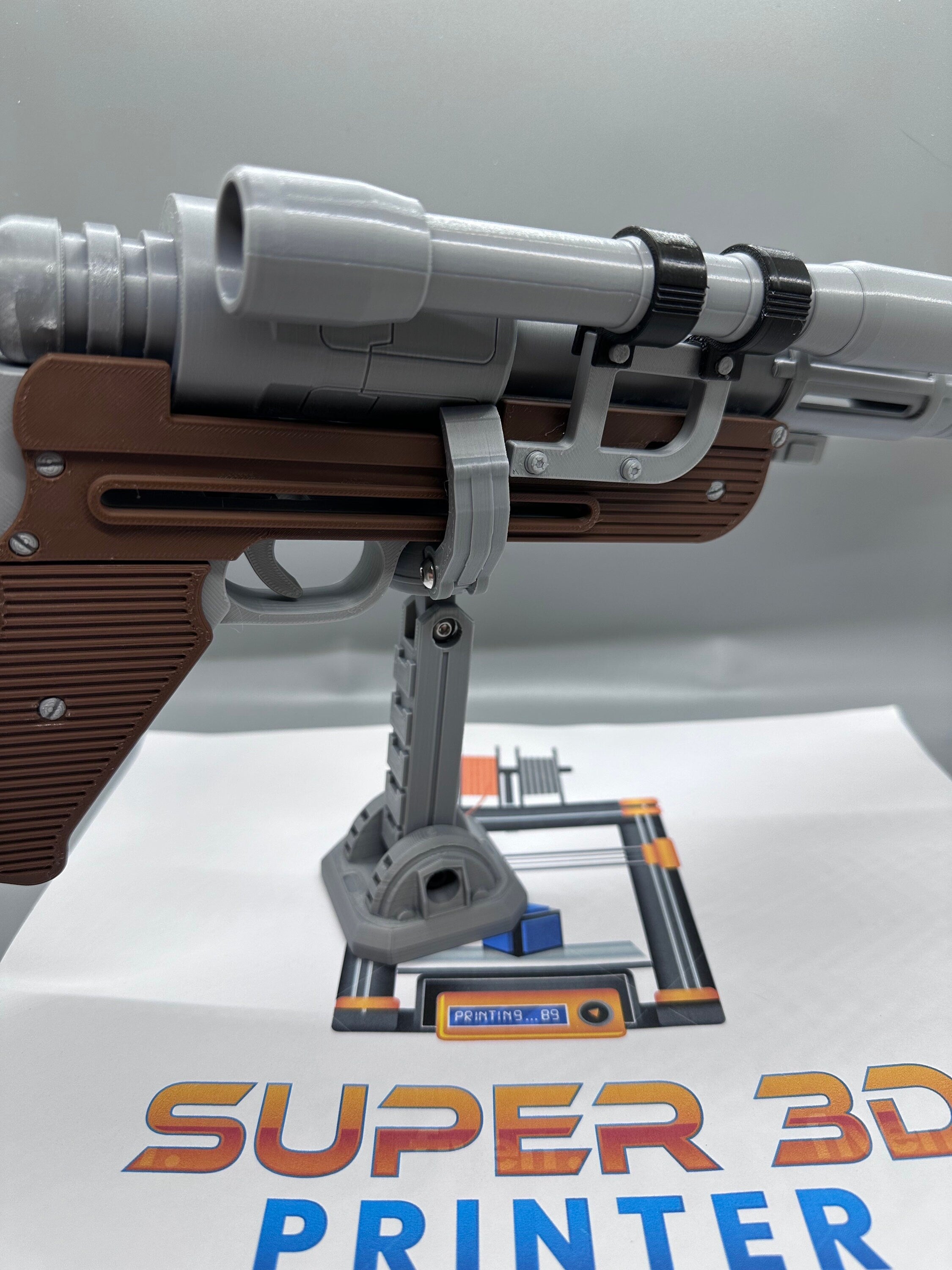 DT-29 Blaster Toy | Fully Assembled | No Paint Required | 3D Printed | Galactic Empire | Director Krennic | Movie Prop | Non-Functional