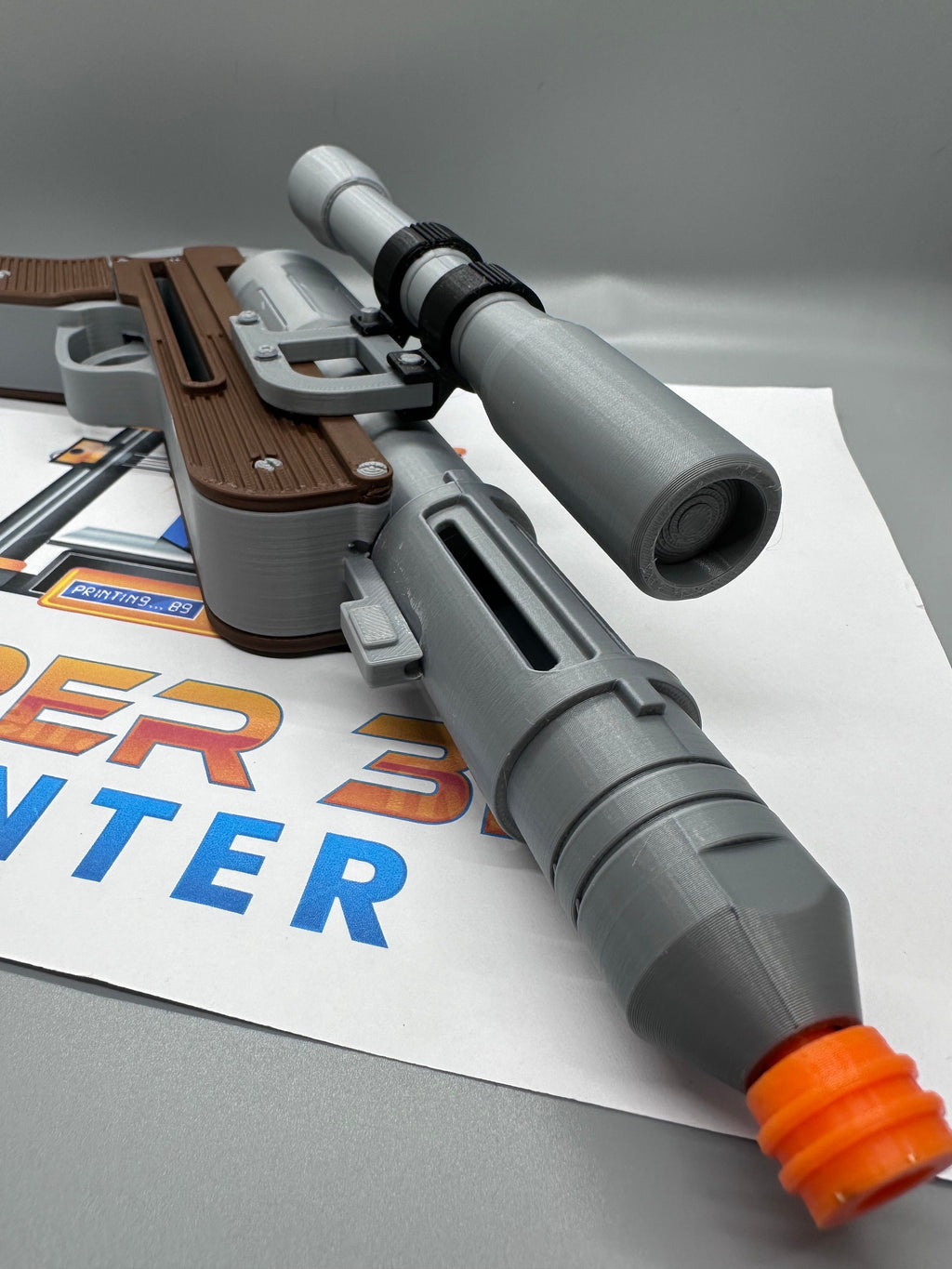 DT-29 Blaster Toy | Fully Assembled | No Paint Required | 3D Printed | Galactic Empire | Director Krennic | Movie Prop | Non-Functional