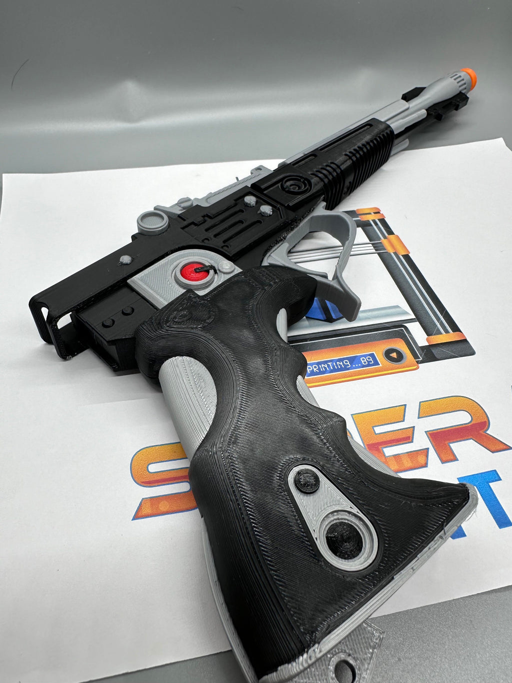 Din Djarin Season 3 Blaster Toy | Fully Assembled | No Paint Required | 3D Printed | Mandalorian | Imperial Commando | Prop | Non-Functional