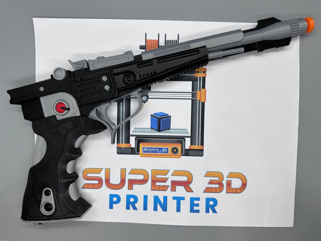 Din Djarin Season 3 Blaster Toy | Fully Assembled | No Paint Required | 3D Printed | Mandalorian | Imperial Commando | Prop | Non-Functional