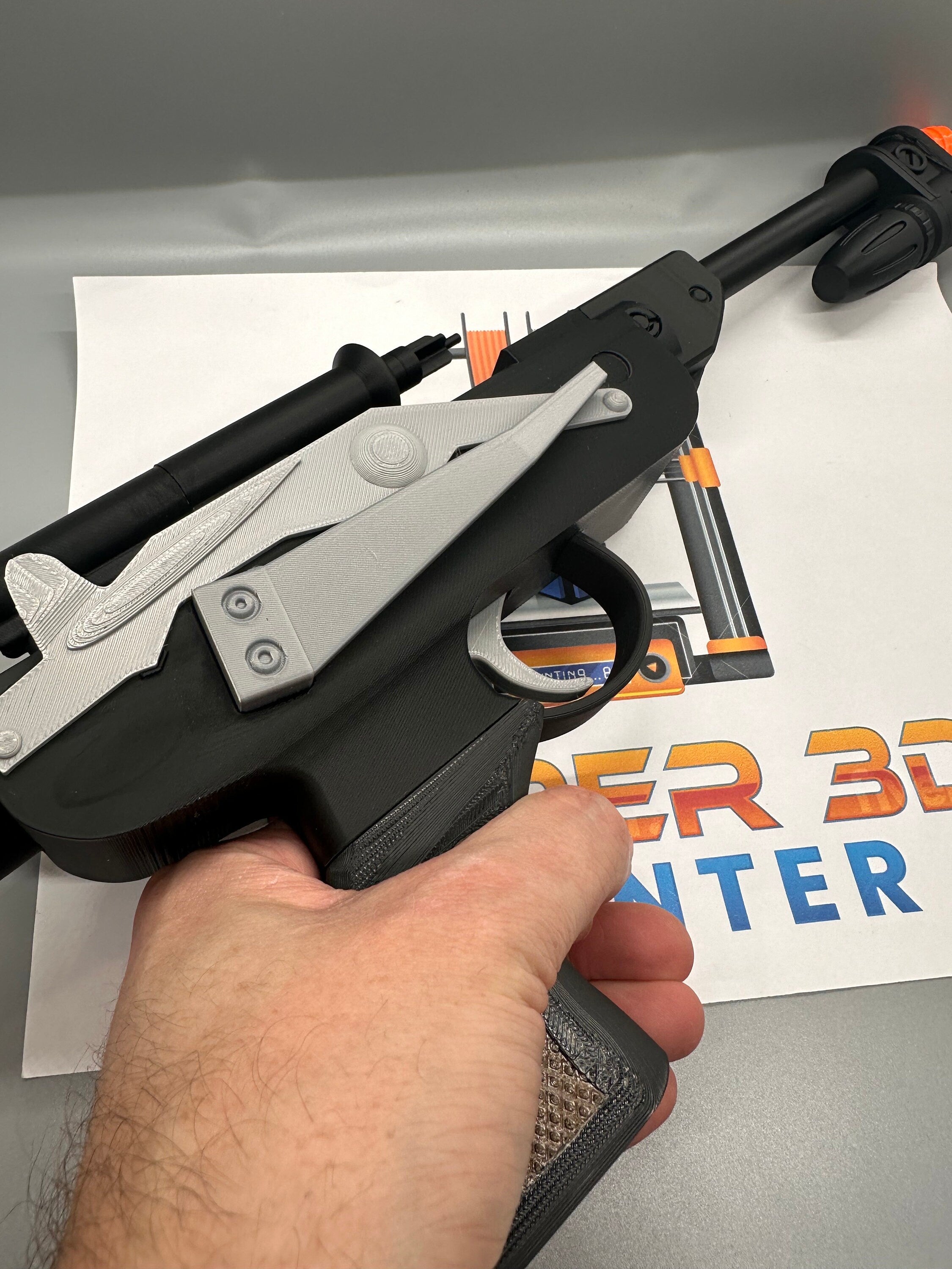 DL-18 Blaster Toy | Fully Assembled | No Paint Required | 3D Printed | Galaxy's Edge | Clone Wars | Captain Rex | Movie Prop| Non-Functional