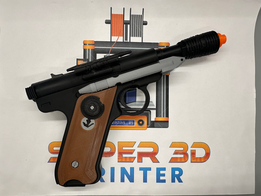 DT-12 | Fully Assembled | No Paint Required | 3D Printed | Han Shot First | Greedo | Prop | Non-Functional