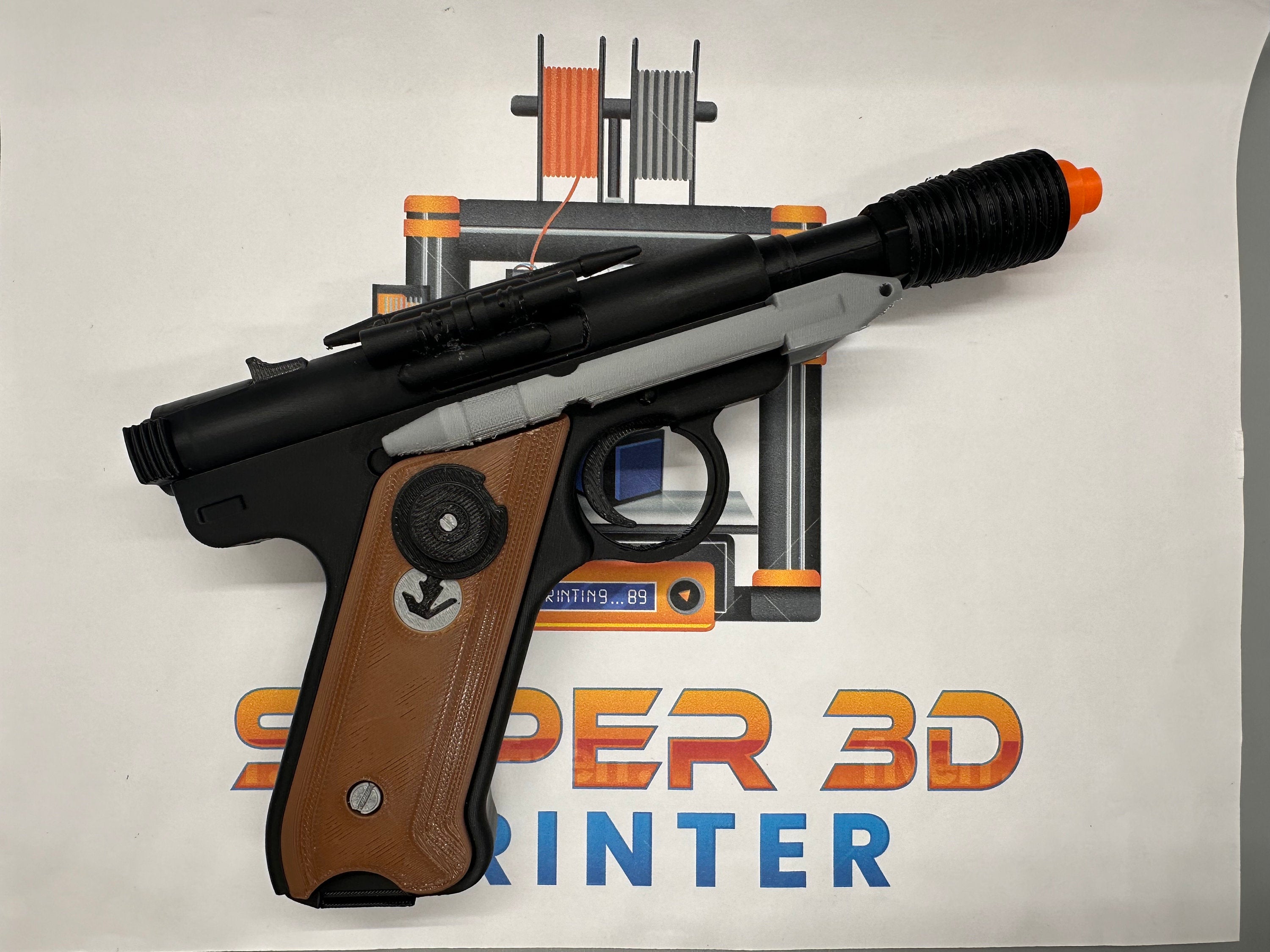 DT-12 | Fully Assembled | No Paint Required | 3D Printed | Han Shot First | Greedo | Prop | Non-Functional